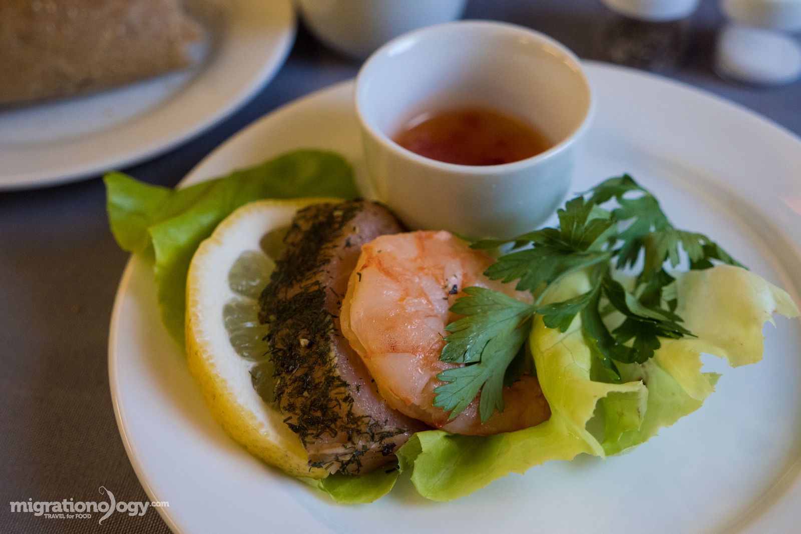 United Airlines airplane food