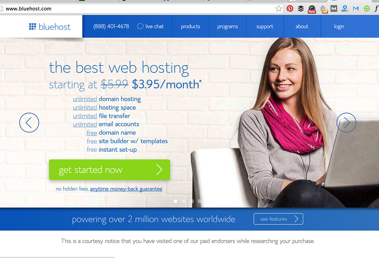 hosting a blog