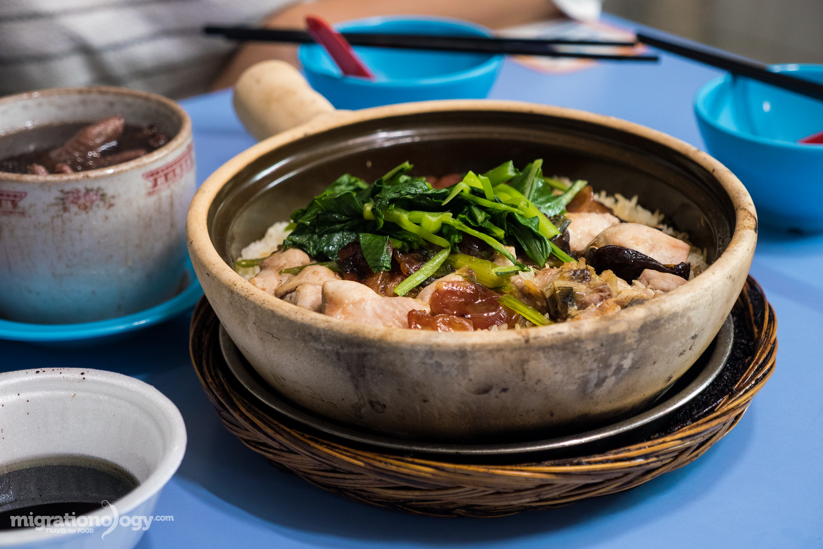 Singapore claypot rice