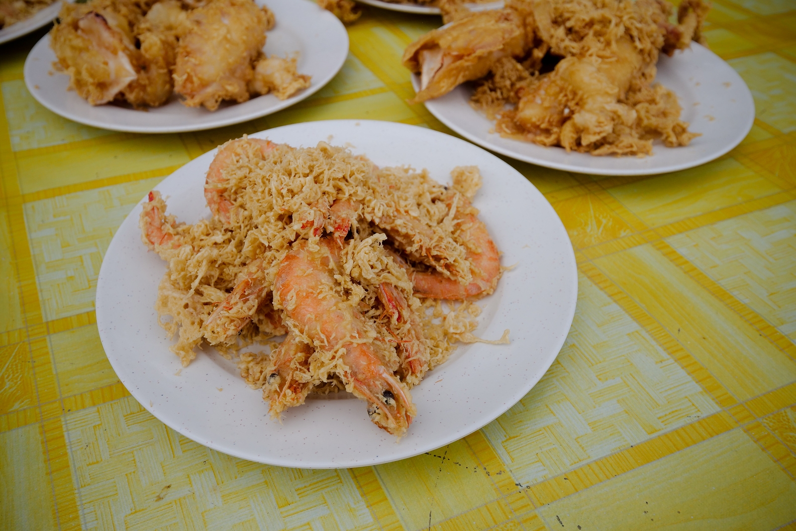 simple, deep fried, and delicious. The shrimp is a must-order at Warung Pok Nong restaurant