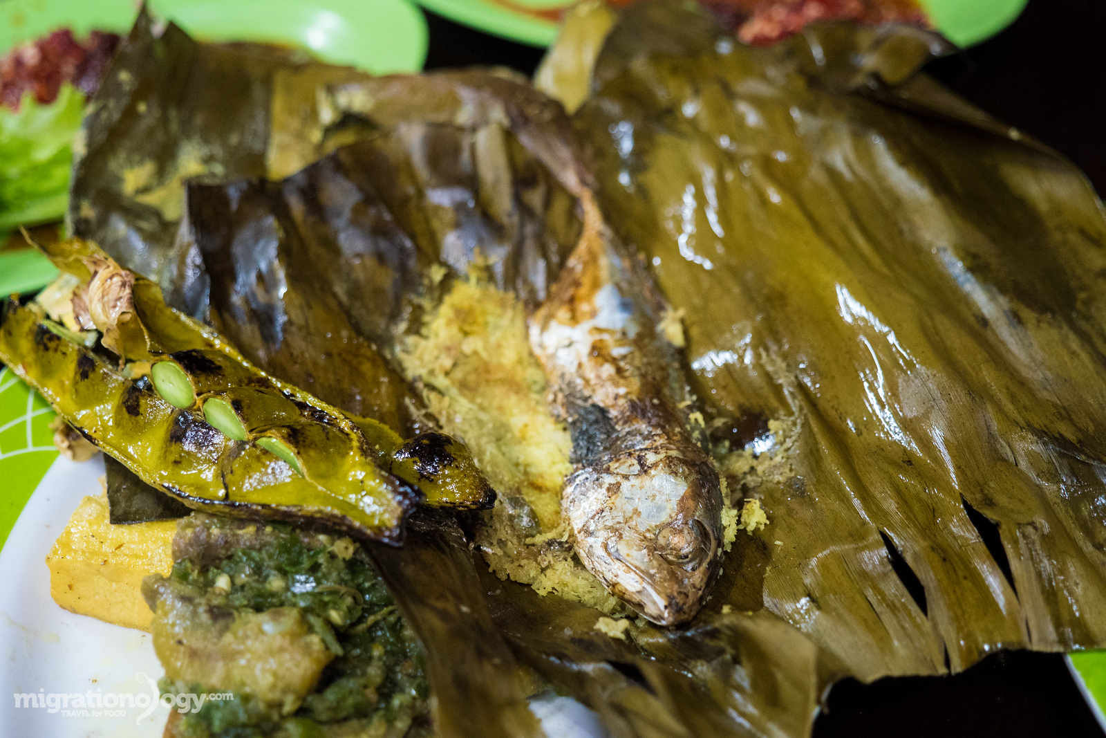 Indonesian pepes ikan
