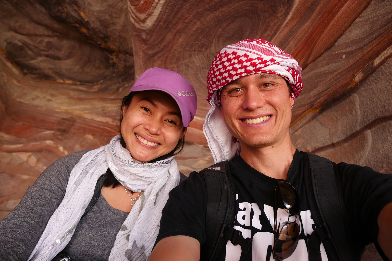 Ying and I in Jordan