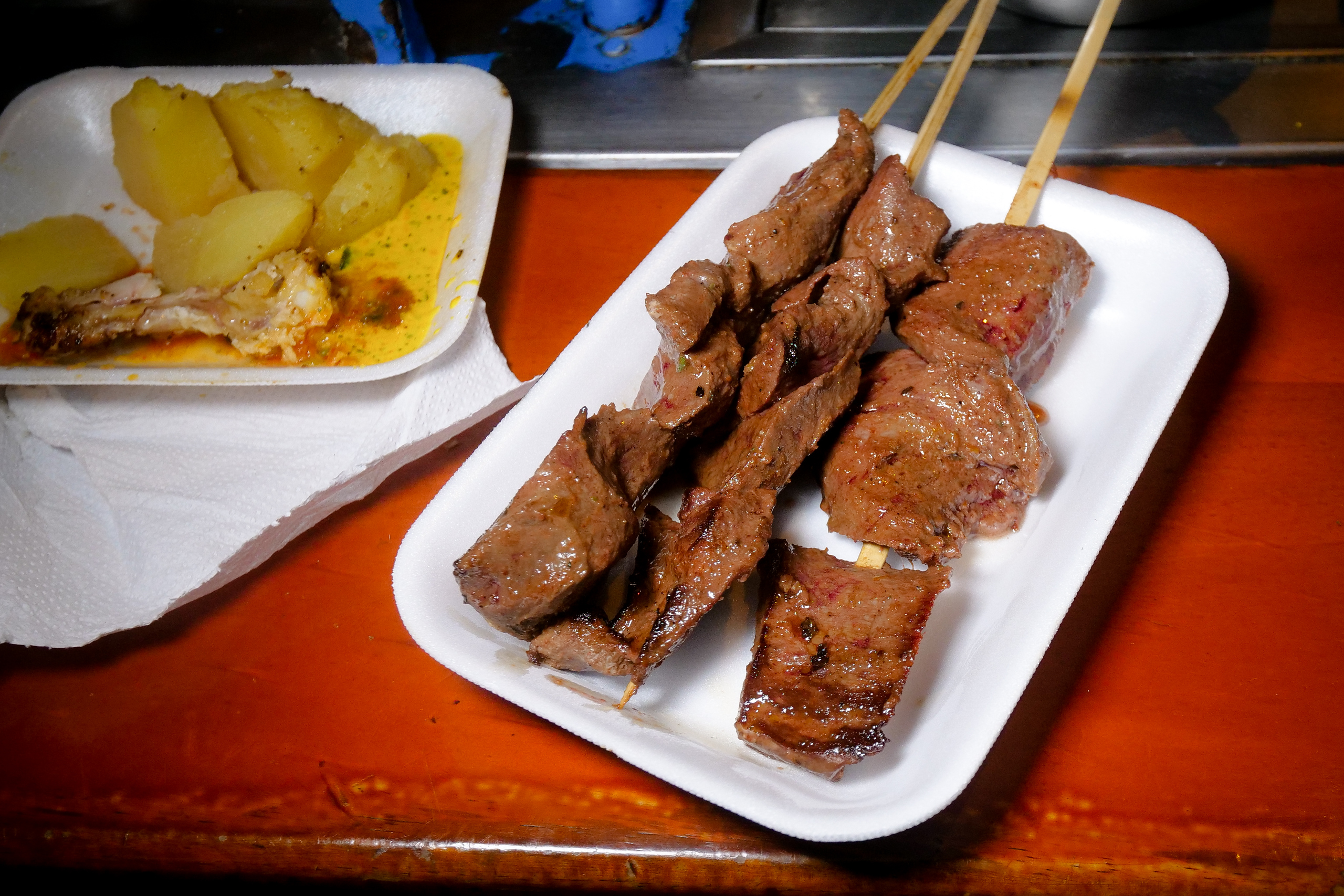 Peruvian street food