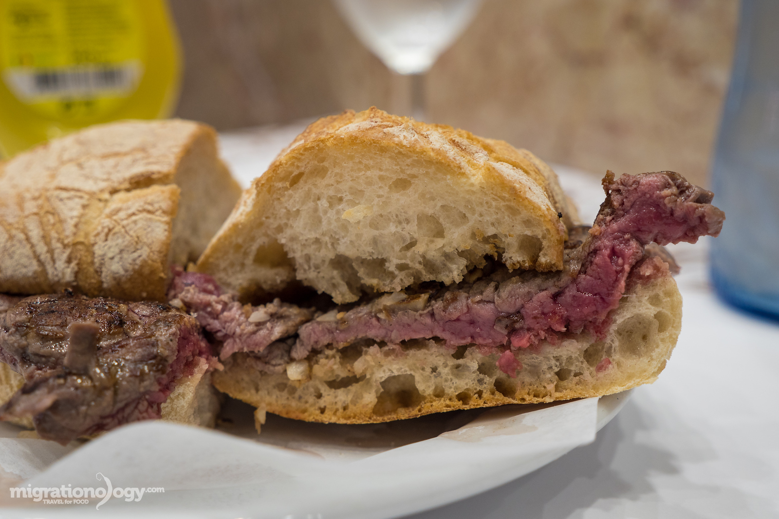 Portuguese steak sandwich