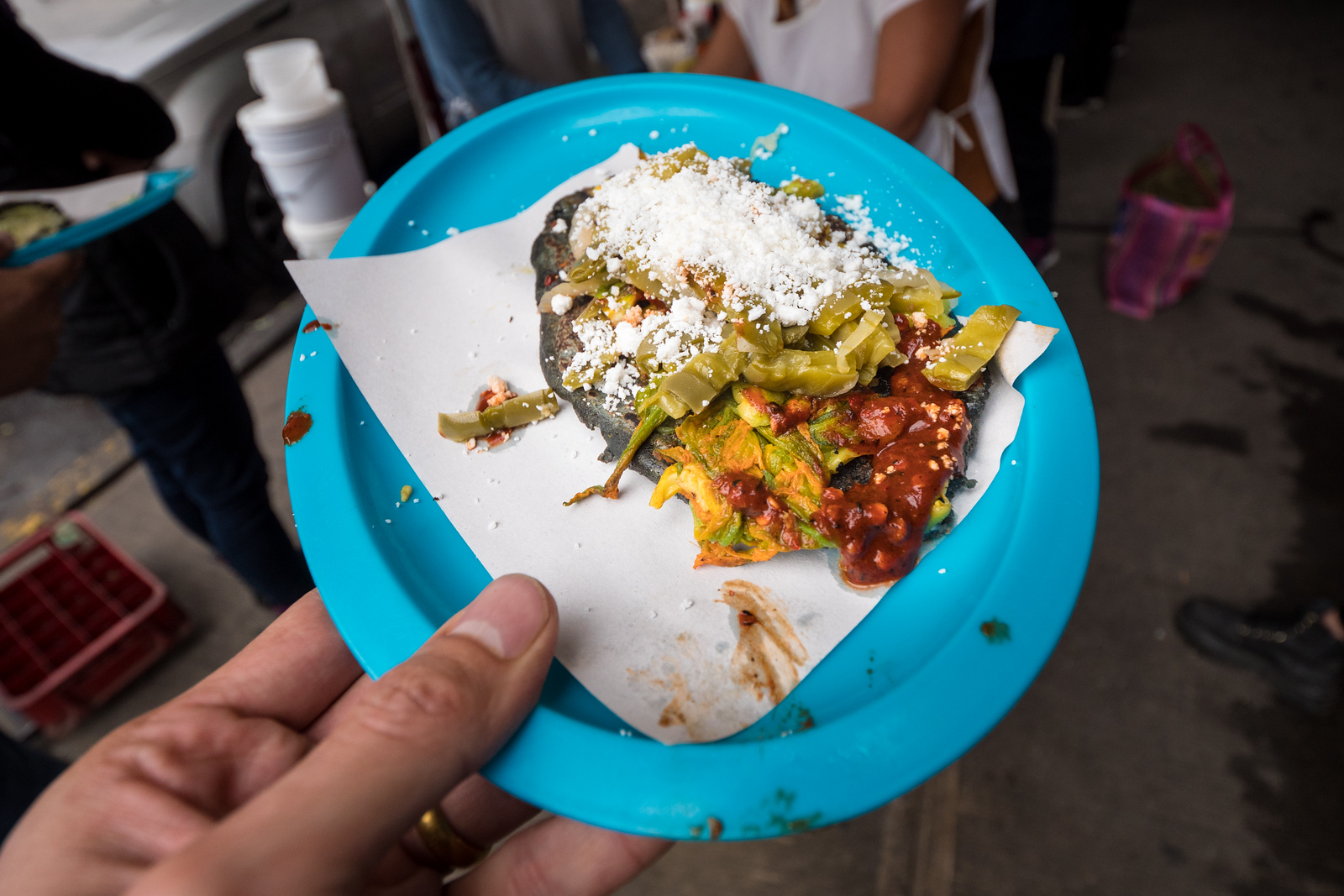 Tlacoyo and Quesadillas Colima