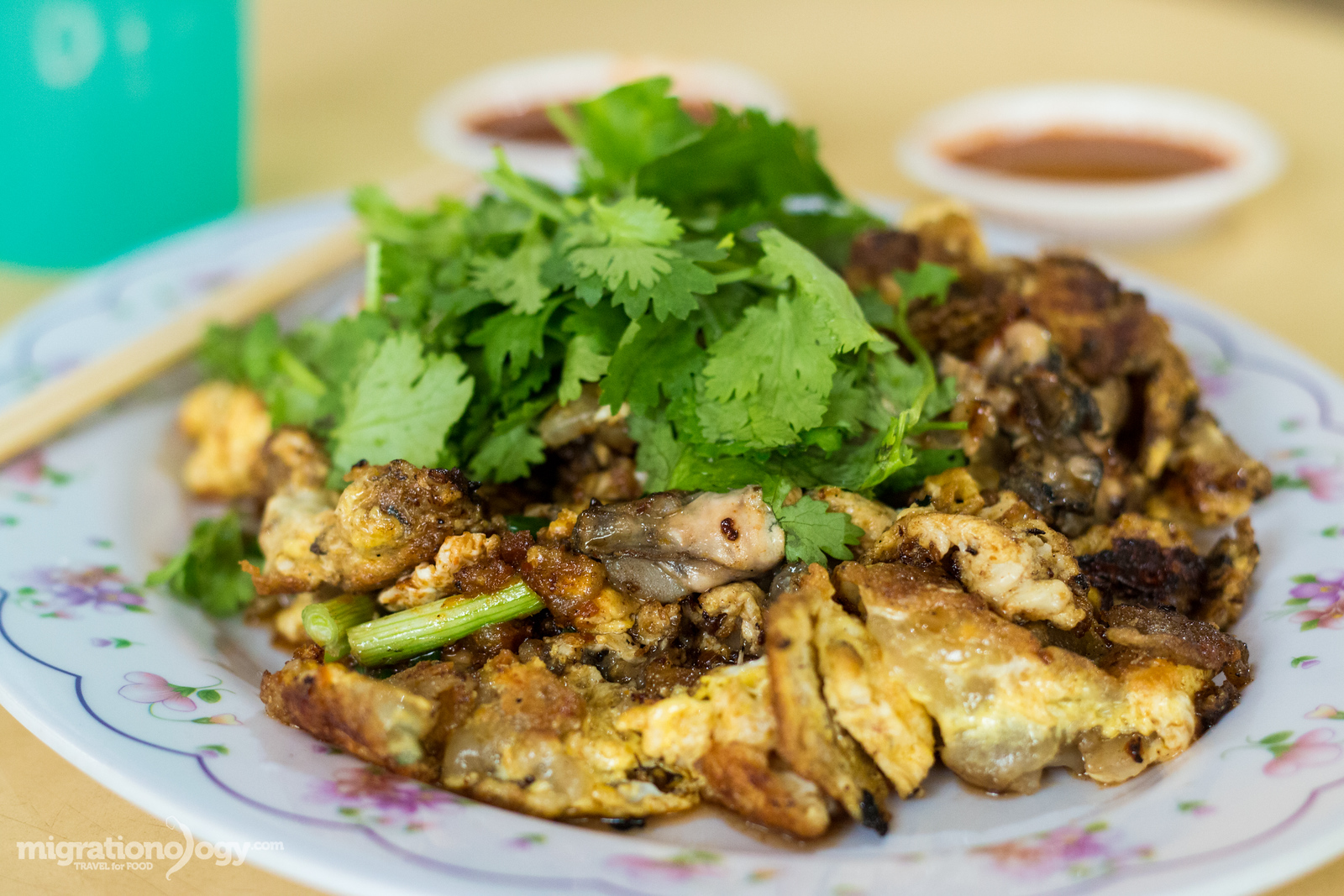 Oyster omelette (Orh Luak)