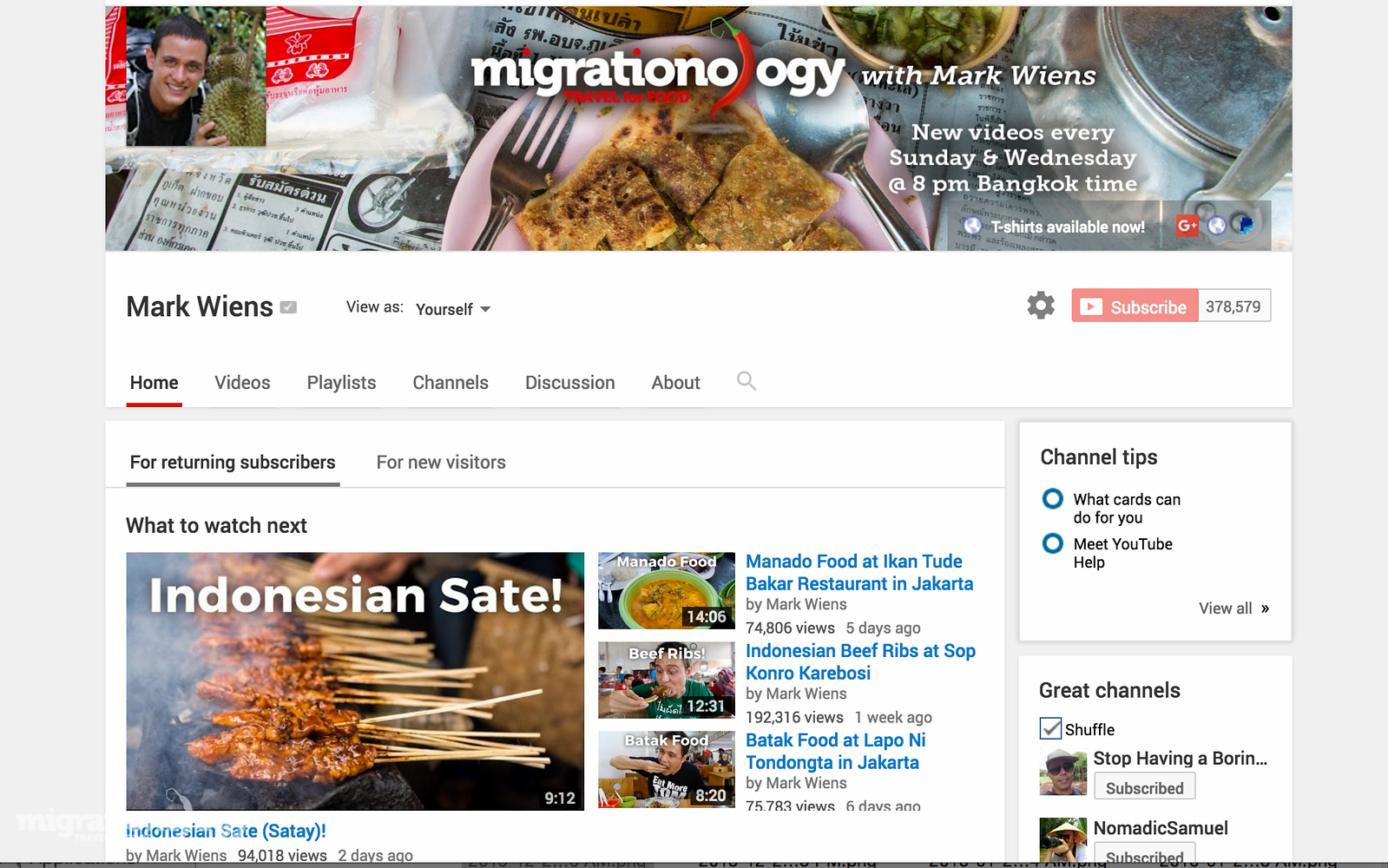 growing your youtube channel